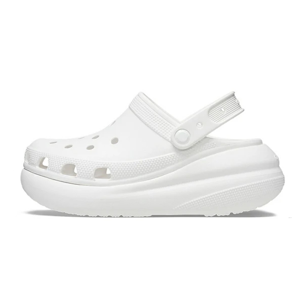 [CROCS] 크록스 클래식 크러쉬 클로그 화이트 207521-100 키높이 여성샌들